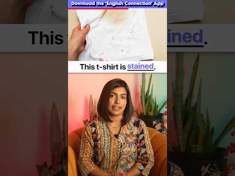 कपड़ो वाली अंग्रेजी 🤪| Clothes-Related Damage Vocabulary | Spoken English Connection #shorts