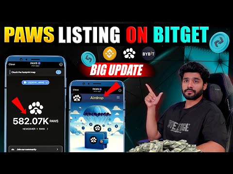 PAWS LISTING ON BITGET || PAWS AIRDROP LISTING || PAWS AIRDROP PRICE || PAWS NEW UPDATE || RKG ZACCY