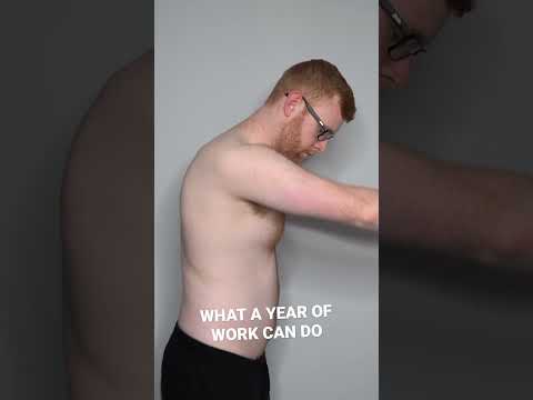 1 Year Natty Transformation #gymtransformation #gym