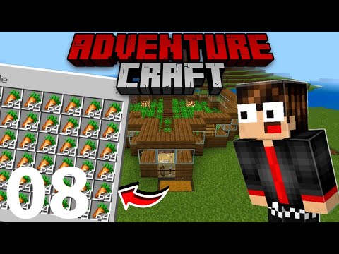 A Melhor Farm de Cenoura 100% Automática do Minecraft Pe - Adventure Craft #8