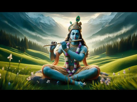 Divine Flute of Krishna: Morning Meditation yoga Music || Stress Relief Music, Study