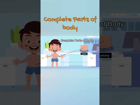 Parts Of Body For Kids In English | Rhymes For Children Body Parts