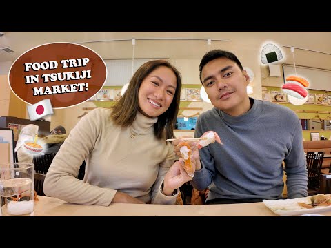 Japan Vlog: Food Trip In Tsukiji Market! | Laureen Uy