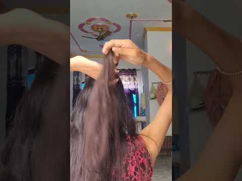 Another way for Ponytail |   Twisted ponytail hairstyle | wedding hairstyle | #shorts #hairstyle