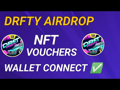 Drft airdrop NFT vouchers || Drft party wallet Connect || Draft party airdrop new update