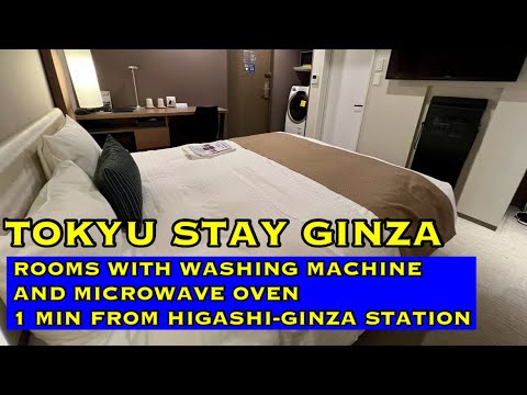 Tokyu Stay Ginza | Hotel Room with Washing Machine & Microwave Oven | 3 Mins to Ginza | Tokyo, Japan