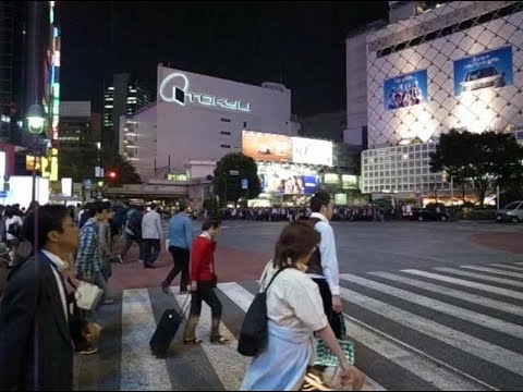 2009 夜の渋谷 原宿 表参道 新宿 091020