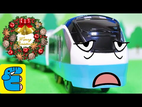 Plarail Series E657 Hitachi (Revival Color Green) Christmas Edition Limited Express Train [Eng Subs]