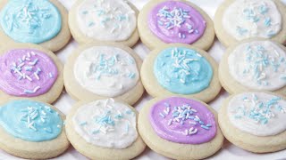 The Softest Frosted Sugar Cookies Ever