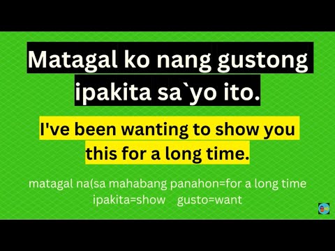 50 TAGALOG ENGLISH SENTENCES FOR DAILY CONVERSATION/Tagalog English Speaking Practice-3