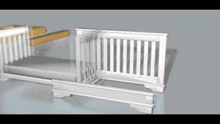 Boori Convertible PLUS Crib Animation