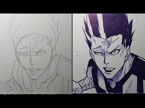 How To Draw Barou Shoei Step By Step - [BlueLock]