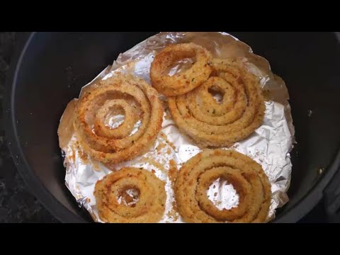 How I Make Onion Rings using an Air Fryer  #shorts