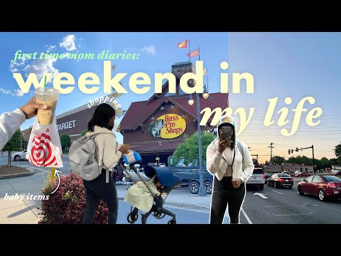 MOM VLOG: WEEKEND IN MY LIFE | mini trader joe's grocery shopping + haul, target trip + more!