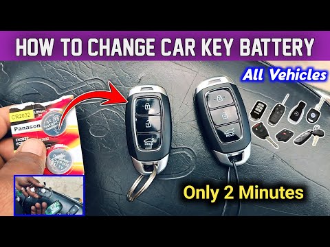 How To Change Car Key Battery | Car Key Battery Replacement | Hyundai Verna key Battery Change