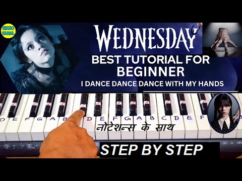 I Dance Dance Dance With My Hands - Tik Tok, Wednesday Addams, Piano Tutorial | Bloody Mary On Piano