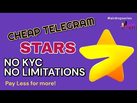 UPDATE: BUY CHEAPEST TELEGRAM STARS  | NO KYC; NO LIMITATION