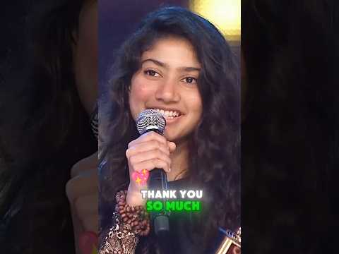 Sai Pallavi Thrilled After Winning Her First Award At South Award Show #saipallavi #fpy #explore