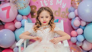 Nastya and her Birthday Party 7 years old