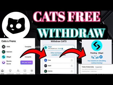 CATS Withdraw kasy karna ha full details hai is Video ma watch the full video cat withdrawal #cats