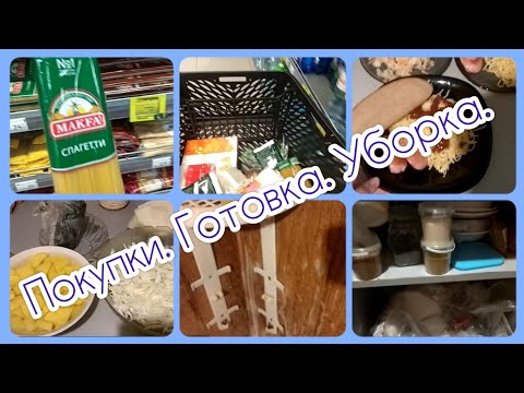 Покупка продуктов / Приготовление еды / Уборка. Переходим в зону сан узла (08.01.2024)