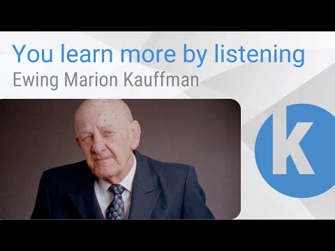 You learn more by listening