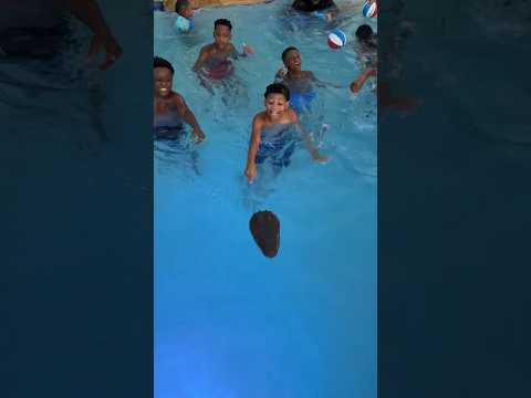 Dad makes kids get out of pool after seeing a alligator #shorts