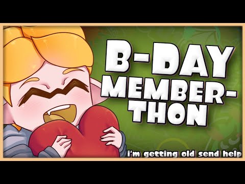 BIRTHDAY MEMBERTHON!! | [MarioKart 8 DX, Splatoon 2, Gartic Phone & Jackbox!]