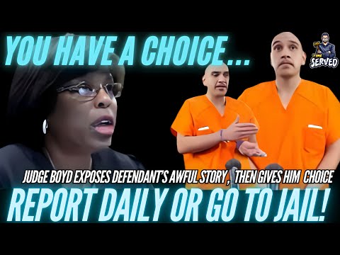 Judge Boyd Exposes Defendant's Lies Gives Him Tough Choice!