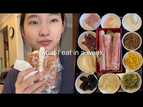 🥘 what i eat in a week | homemade, korean, chinese, restaurants