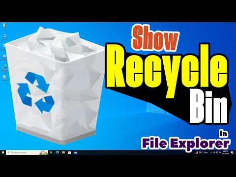 How to Show Recycle Bin in Windows 10 File Explorer