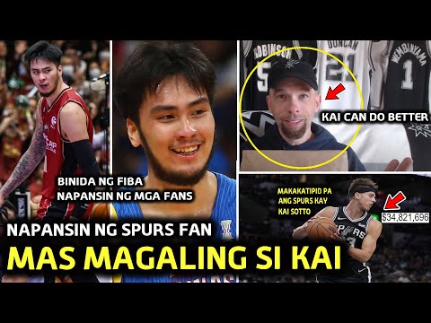 Napansin ng Spurs Fan KAI SOTTO Nakumpara sa Spurs Player at Nasabi na Kai can do Better. Interna...