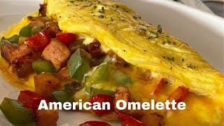 How To Make American Omelette/Breakfast/Home Breakfast/美國歐姆蛋 /美式早餐