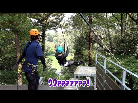 【面白い先輩と旅行#3】絶叫アトラクションに乗る粗品【中山功太】