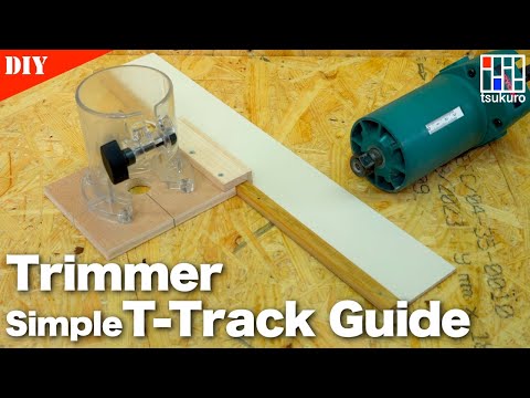 [Trimmer Guide] Made by T-Track Guide, a simple trimmer guide that does not bend.