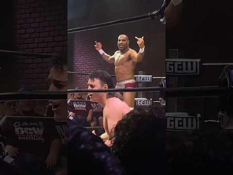 Raj Dhesi AKA Jinder Mahal in the indies responding to a heckler  #GCW #WWE #3MB #247champ