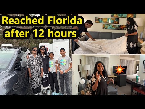 USA-கப்பல்🚢பிடிக்க FLORIDA கிளம்பியாச்சு~Winter ROAD trip & Room tour~ CRUISE Series Family Traveler