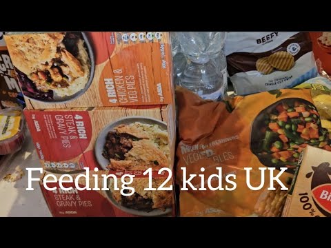 Vlogtober Day 11 / Asda / Feeding a large family on a budget