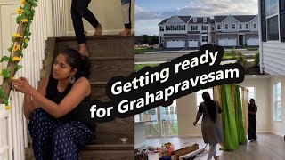 புது வீடு in America~House warming preparation with home tour&decoration ~Family Traveler VLOGS 2022