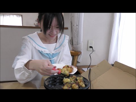 【たこパ】あおさんに、たこ焼き作ってもらった＼(^^)／ 【雲外蒼天其の十】