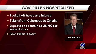 Nebraska Governor Jim Pillen hospitialized