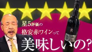 評価☆5を獲得したこともある格安赤ワインのお味とは...!?【ワインソムリエ】【赤ワイン】