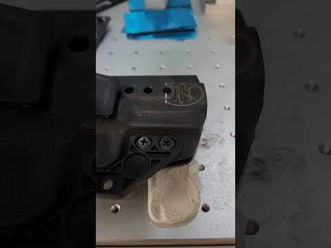 laser marking OEM holsters for FN America!