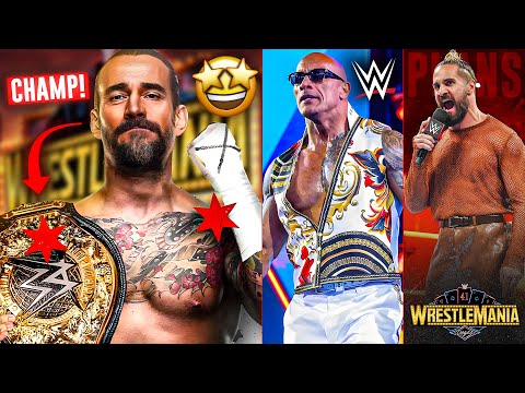 CM Punk WORLD CHAMPION Before WrestleMania 41!? The Rock FULL-TIMER In 2025? | Seth Rollins | WWE