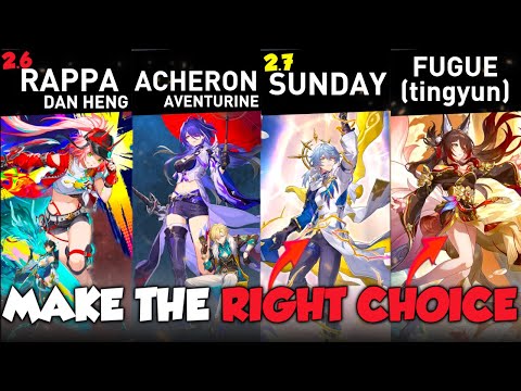 Should You Pull Rappa, Acheron, Aventurine, Sunday, Tingyun or SKIP? | Honkai Star Rail