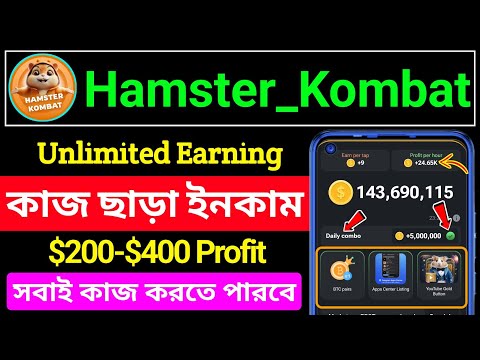 👉ফ্রি ইনকাম ২০২৪ 🥰 Hamster Combat New Update । hamster kombat daily combo | Hamster Earning Increase