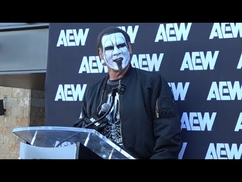 STING Returns At AEW Ticketing Event, Will He Be At AEW All In?