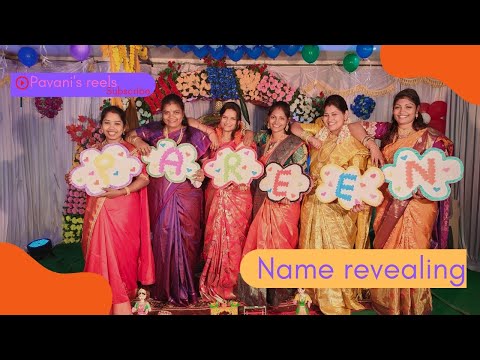 name revealing ideas/ babynamerevelingidea@namakaranam ceremony