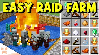 BEST MINECRAFT 1.21 RAID FARM | Easy, Efficient, No Redstone