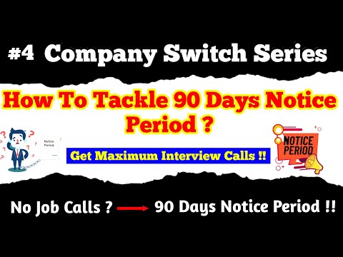 04 | How to Tackle 90 Days Notice Period || Tips to Overcome Long Notice Period || Chandan Patel